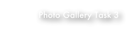 Photo Gallery Task 3